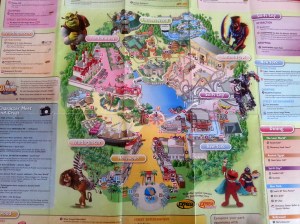 Universal Studios Map