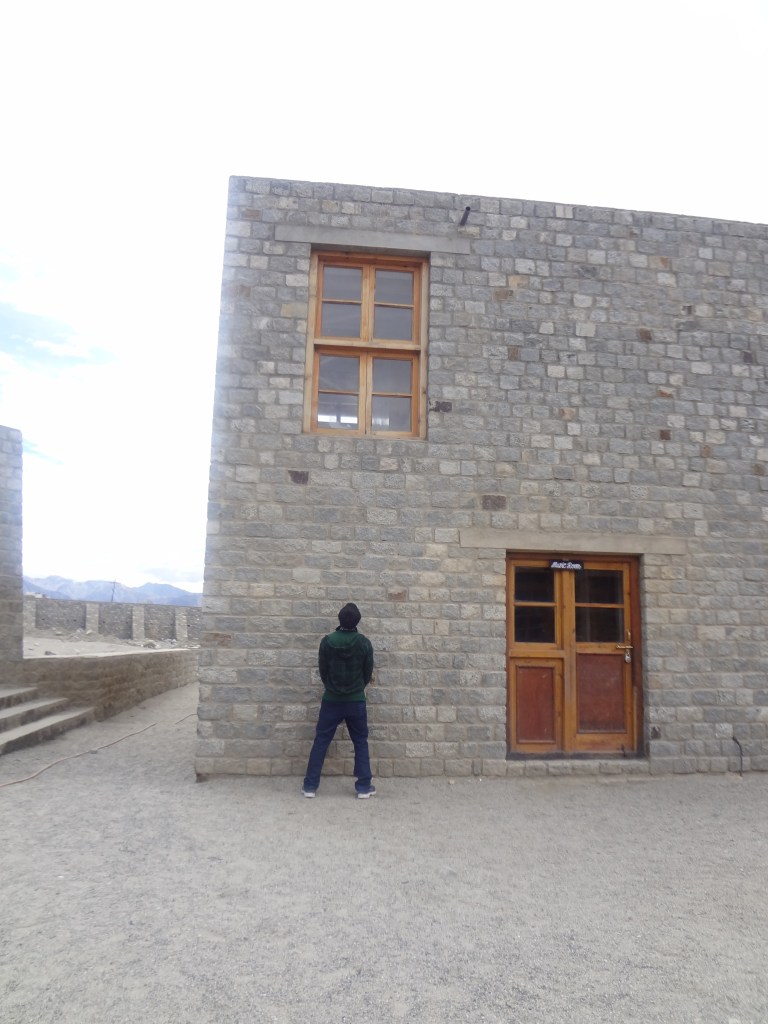 My brother posing as if he is in the movie "Three Idiots"